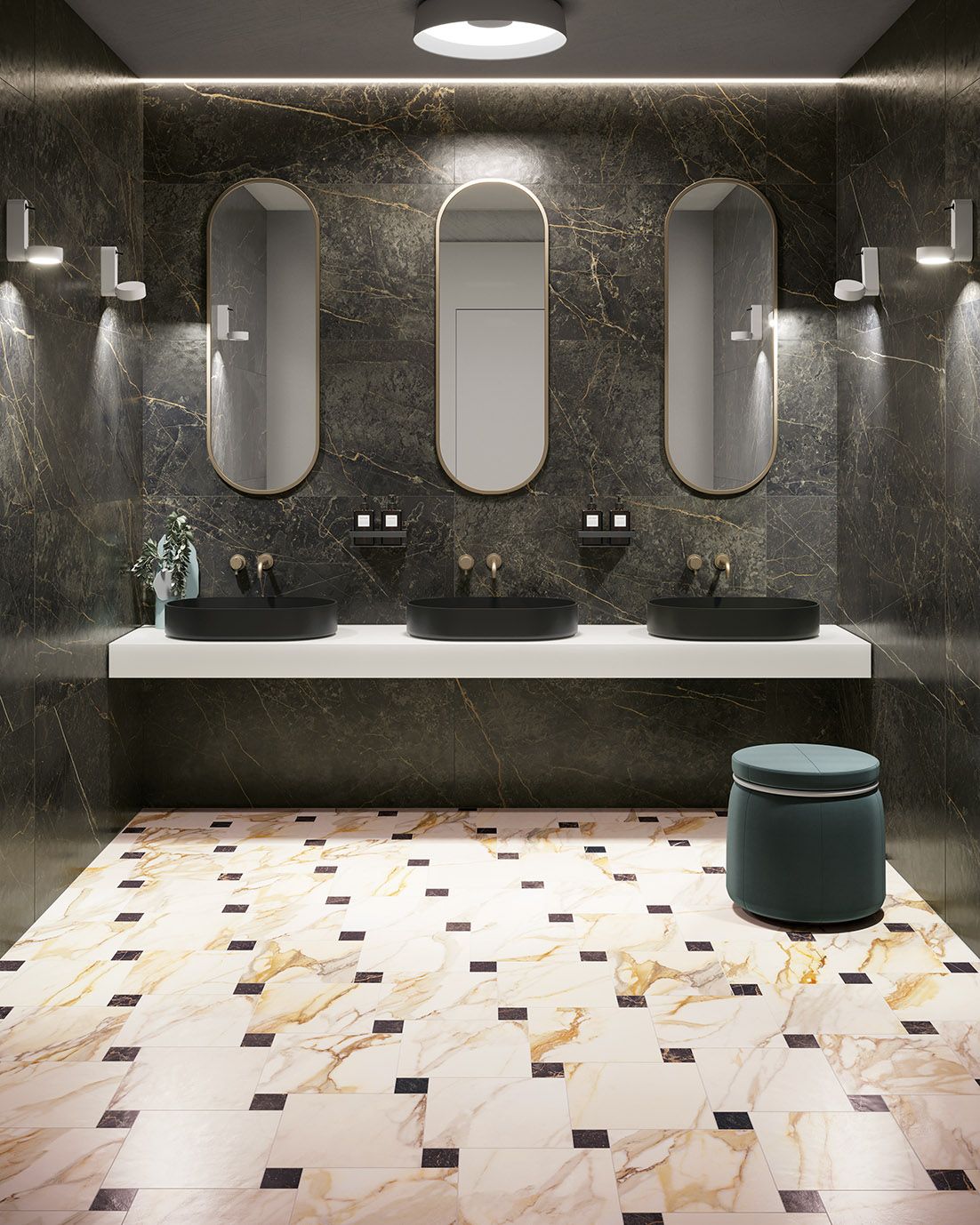 BAGNO PORT LAURENT + PAVIMENTO FLY LAYOUT 1